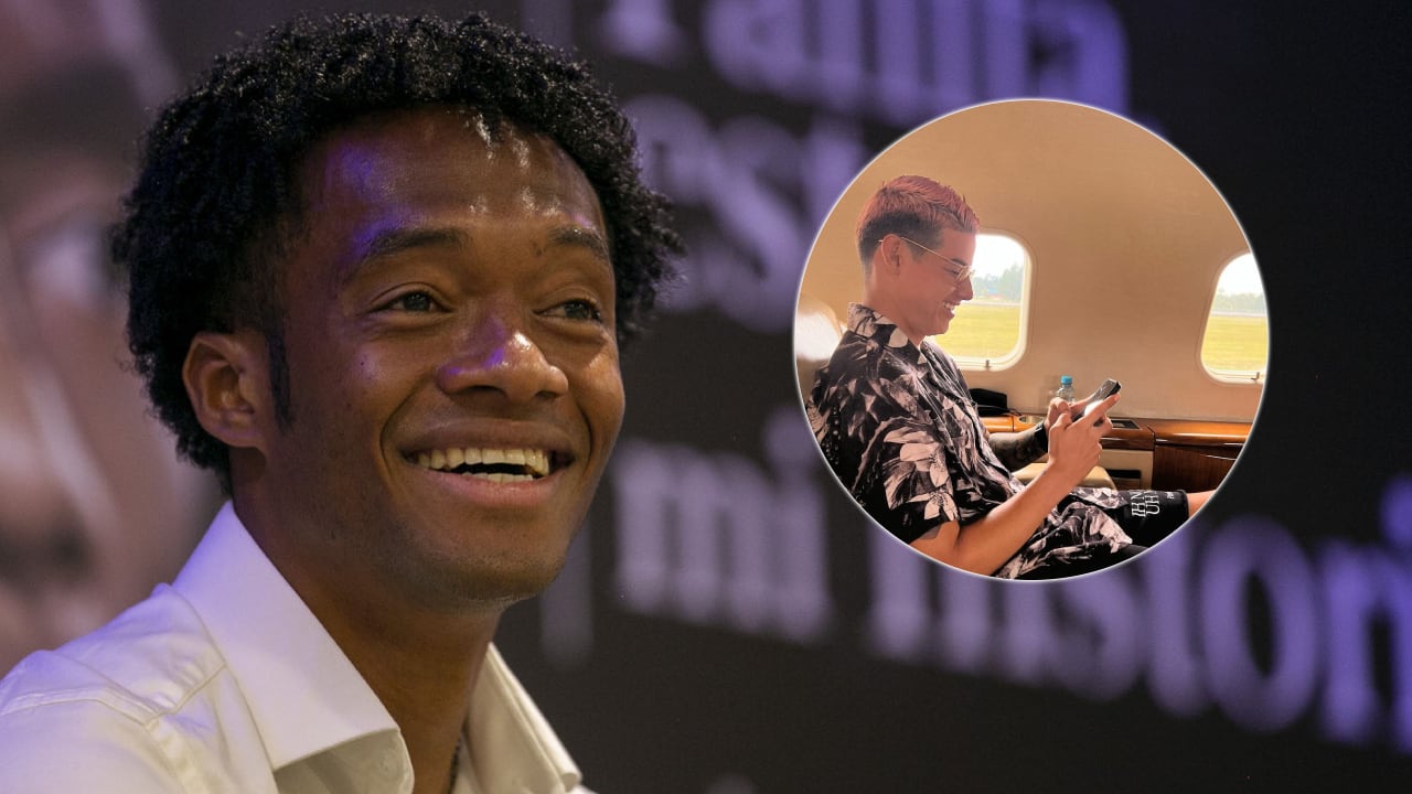 Juan Guillermo Cuadrado se fue de bromista en la enigmática publicación de James