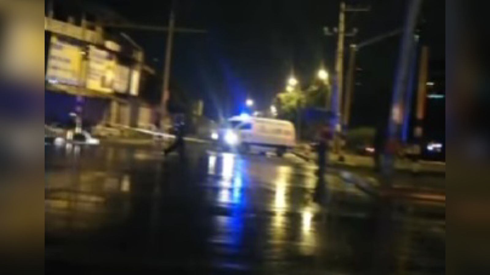 El accidente ocurrió en la noche de este martes.