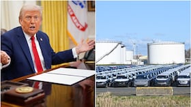 El presidente Trump confirmó tarifas arancelarias para los carros que ingresen a Estados Unidos.
