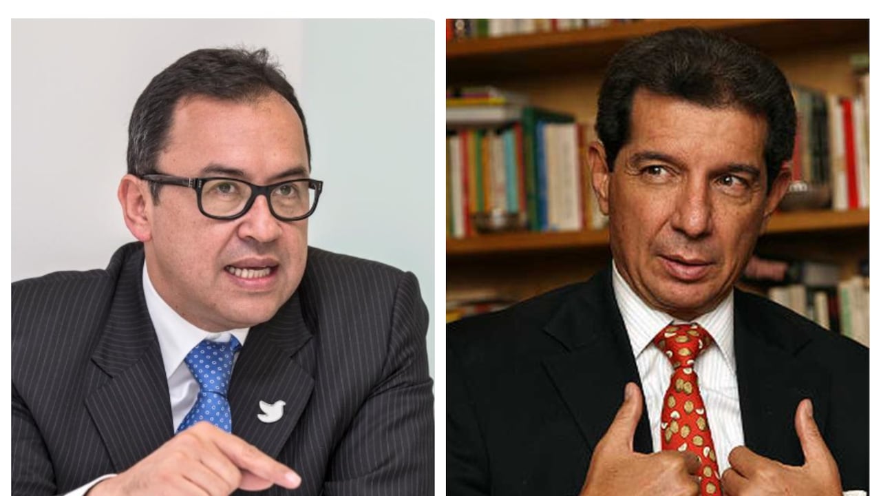 MinInterior, Alfonso Prada, y el presidente de Fedegan, José Félix Lafaurie