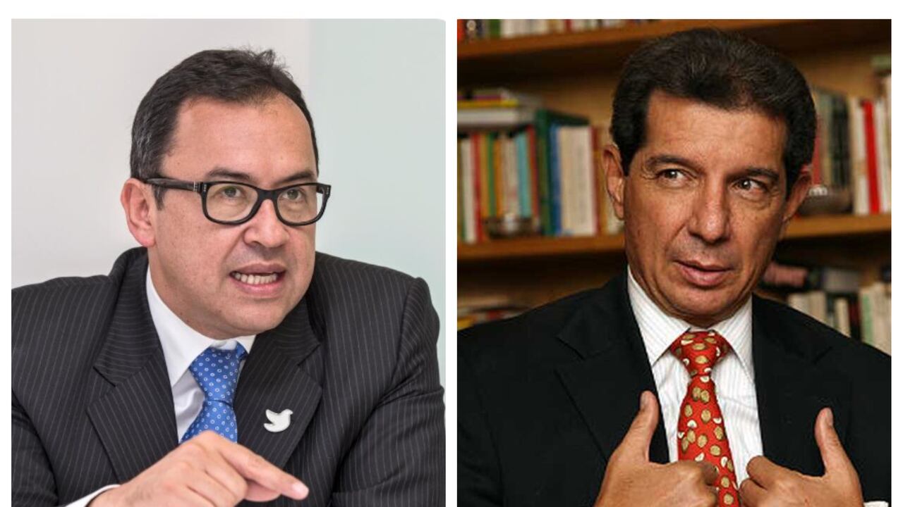 MinInterior, Alfonso Prada, y el presidente de Fedegan, José Félix Lafaurie