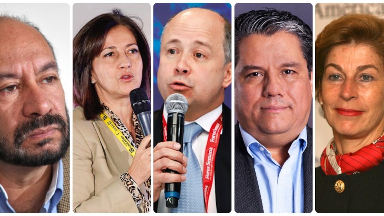 Alfredo Rangel, Ángela Ospina, Francisco Lloreda, Germán Arce y Carolina Barco.