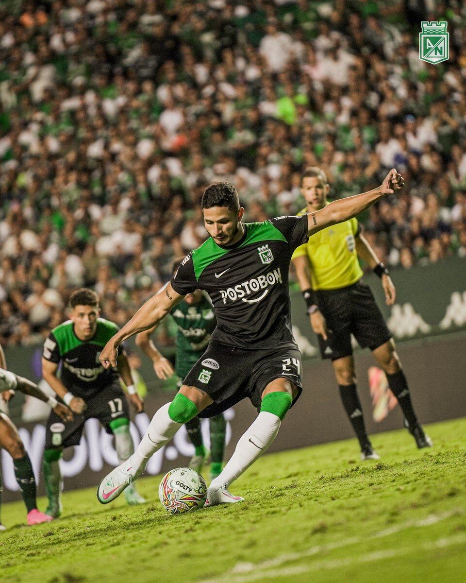 Eric Ramírez marcó el empate para Atlético Nacional.