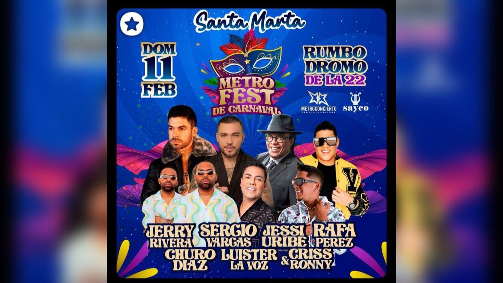 Metroconcierto de Carnaval en Santa Marta