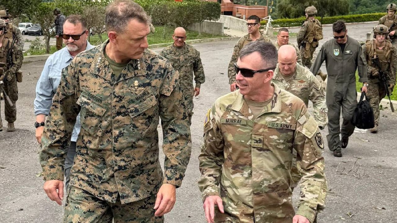 El general hizo parte de los ejercicios realizados hoy en Venezuela