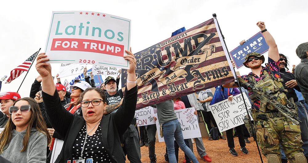 Muchos latinos le depositaron su voto a Trump.