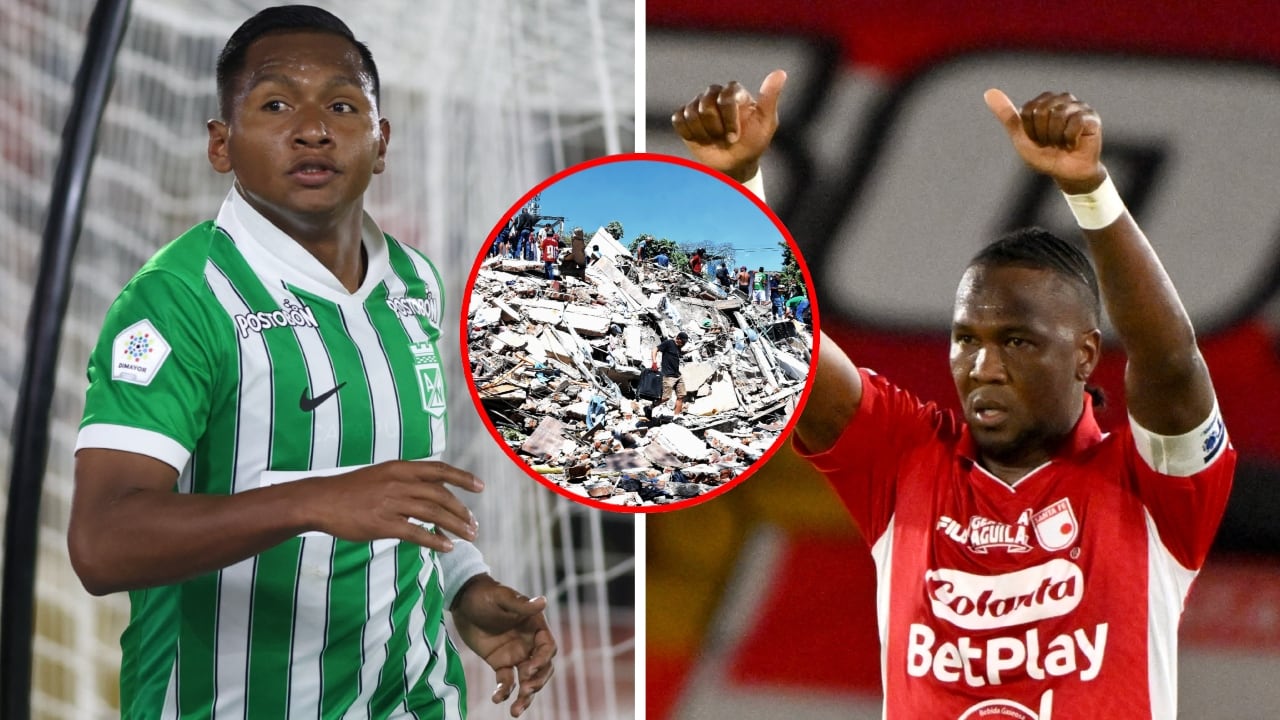 Alfredo Morelos y Hugo Rodallega