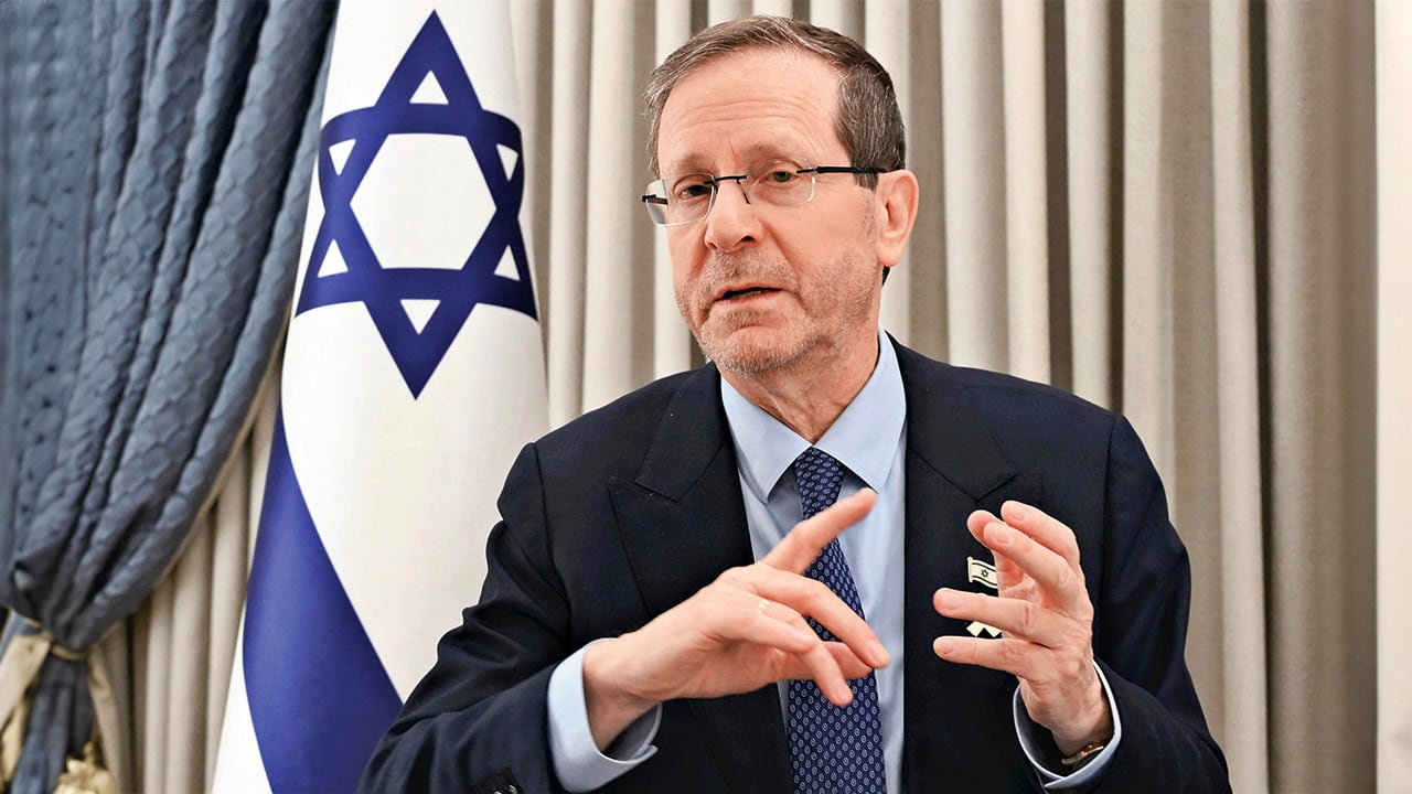 Isaac Herzog, presidente del Estado de Israel.