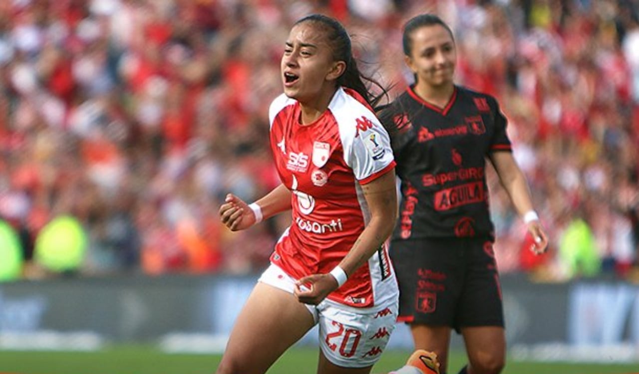 Santa Fe Femenino iguala en dos títulos a América en la historia de la liga femenina.