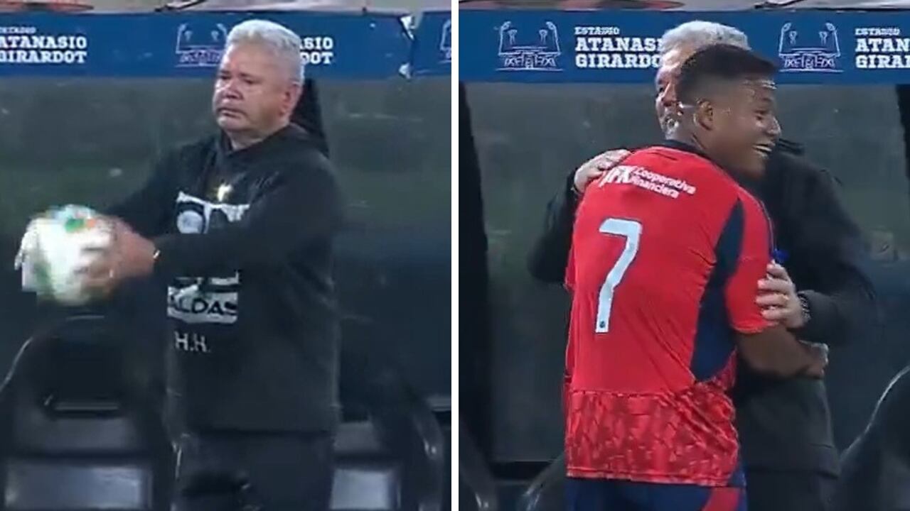 Arriero Herrera y una curiosidad con el jugador del Medellín, Léider Berrío.