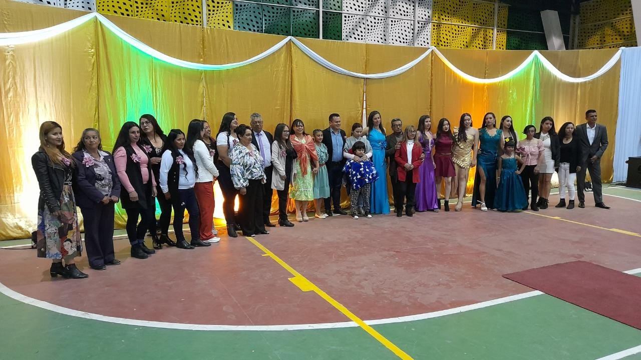 Desfile de modas en Chipaque, Cundinamarca - 'Mujeres Tejedoras' con el apoyo del SENA y la Alcaldía Municipal.