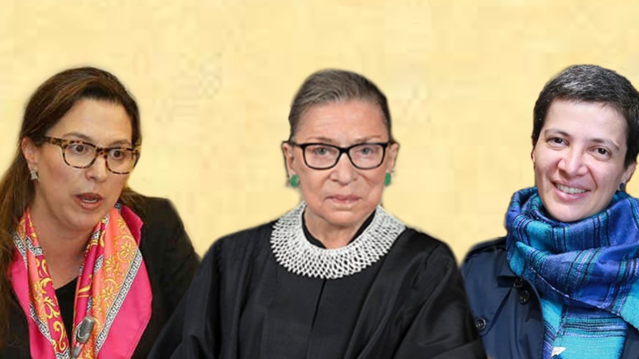 La jueza de la Corte Suprema de Estados Unidos, Ruth Bader Ginsburg, tuvo una fuerte influencia en estas abogadas colombianas.