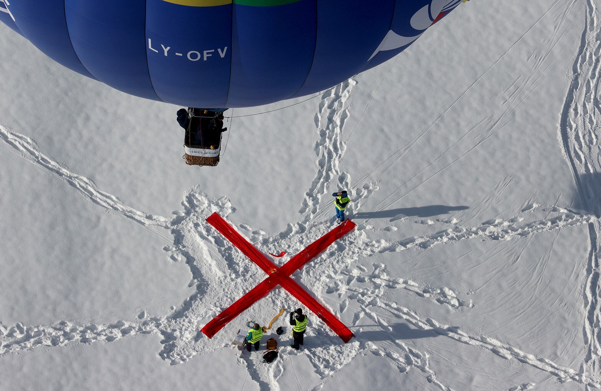 En imágenes : 43° Festival Internacional de Globos Aerostáticos en Chateau-d'Oex