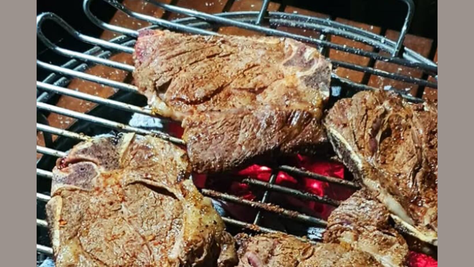Asado para celebrar la Navidad