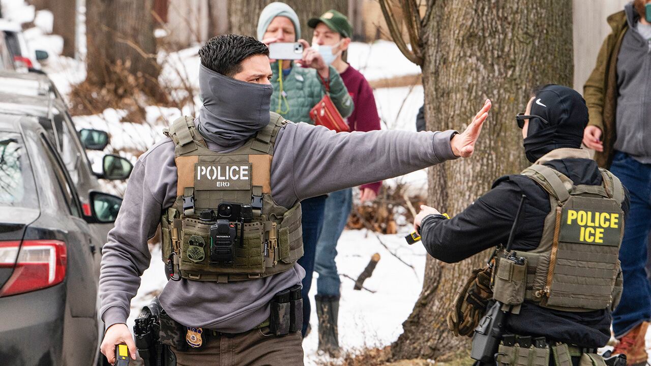 Miembros del ICE en Estados Unidos.