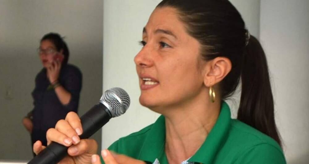 Lina Tabares, líder social amenazada en Jamundí. 