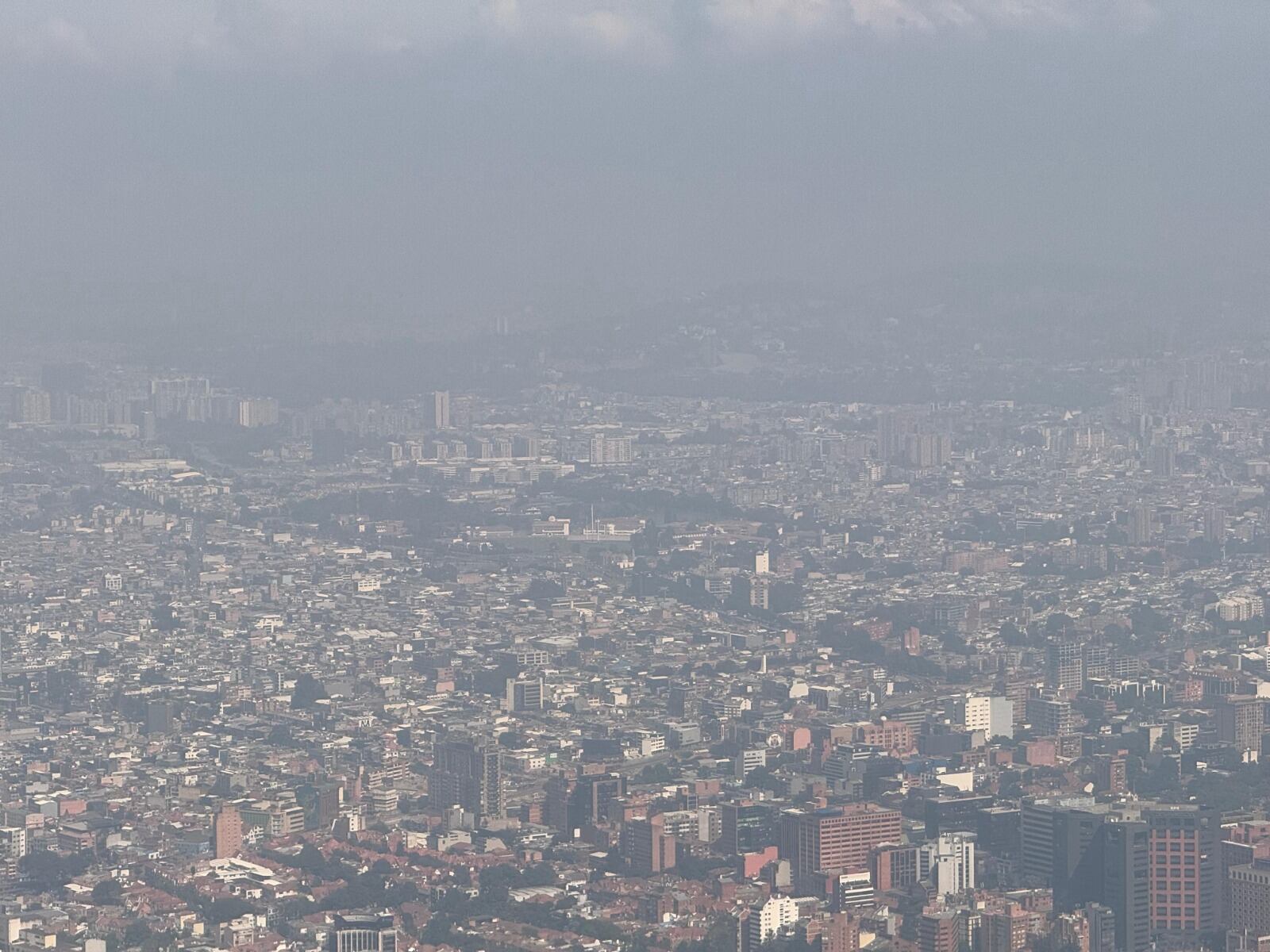 Mala calidad del aire en Bogotá