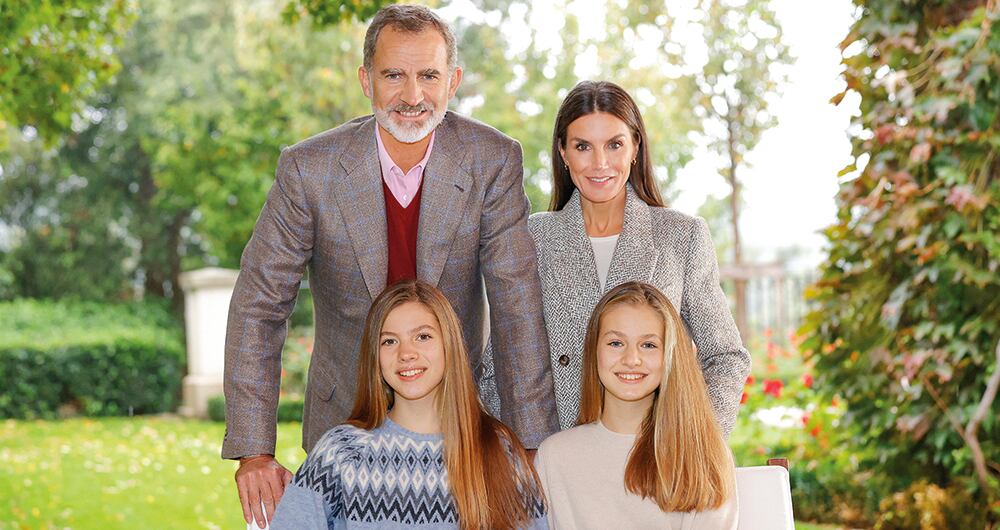 Letizia y Felipe tienen dos hijas, Leonor y Sofía de Borbón.