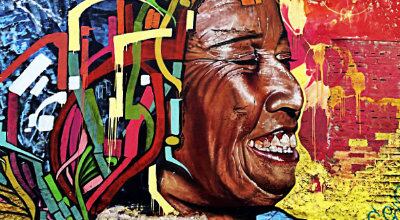 Arte urbano en el barrio Getsemaní.