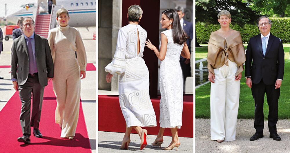 Los vestidos de la primera dama dieron de qué hablar a la prensa internacional, pues cuestionaron las lujosas prendas.