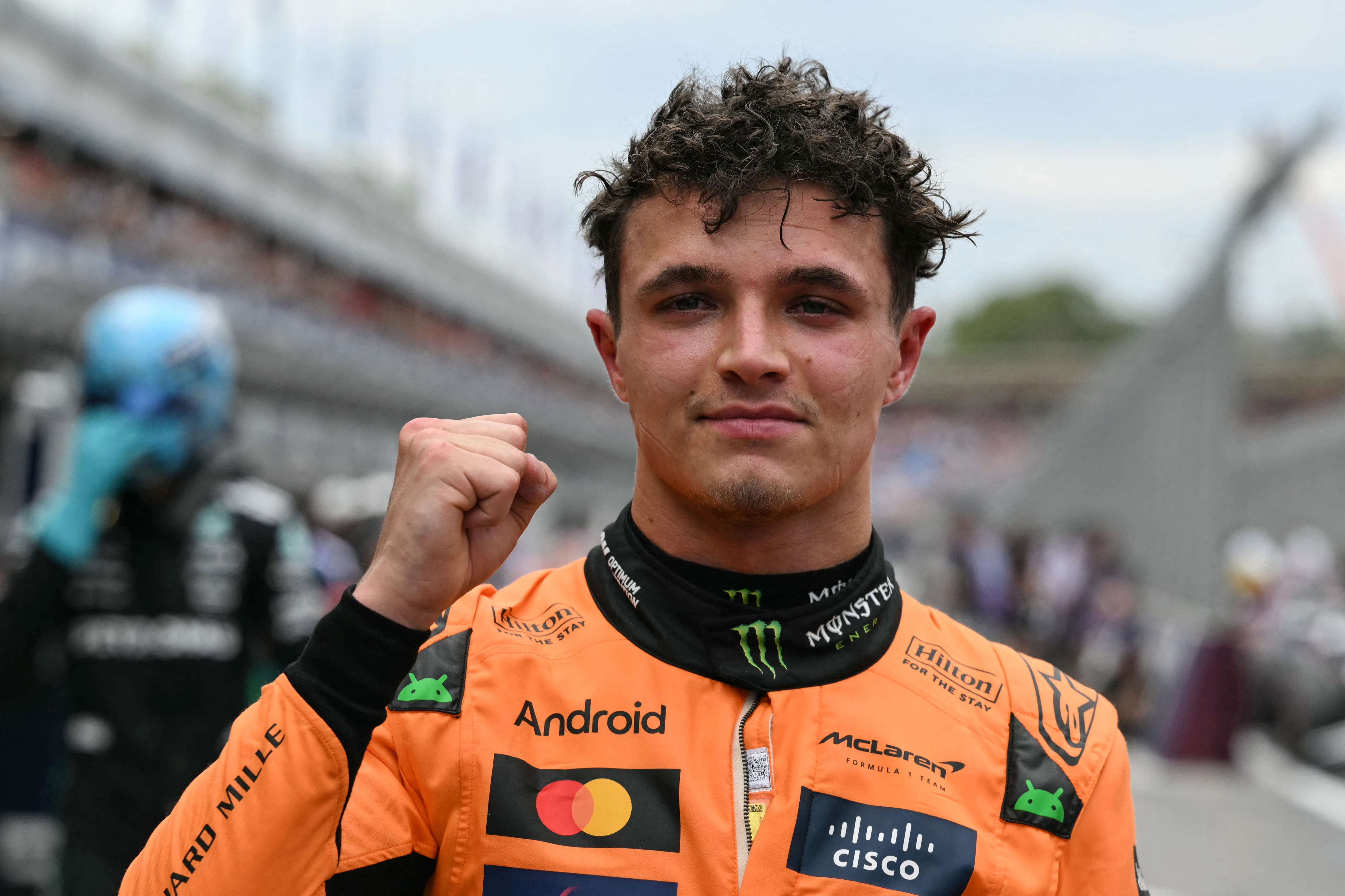 Lando Norris logra la primera pole position del año