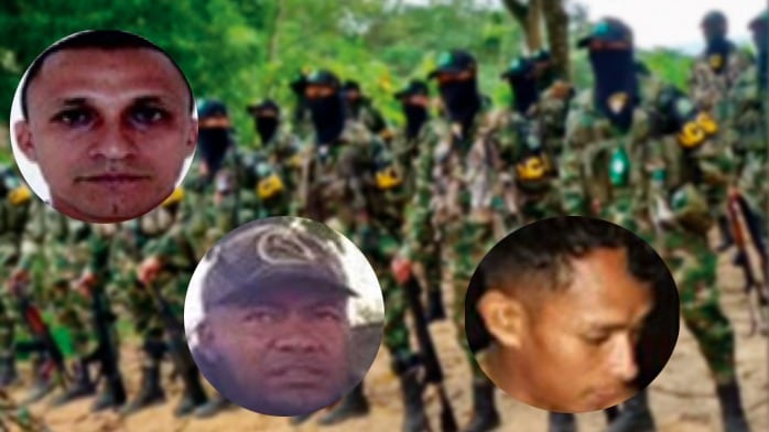 Cabecillas del Clan del Golfo que lideran la guerra en el sur de Bolívar.