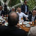 Desayuno Federico Gutierrez Fico con empresarios Restaurante Harry Sasson