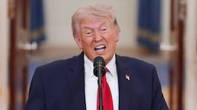 En un discurso vespertino desde la Casa Blanca, Trump no aportó mucha información nueva sobre cómo terminaría la guerra y prometió dos o tres semanas más de ataques "extremadamente duros" contra Irán.
