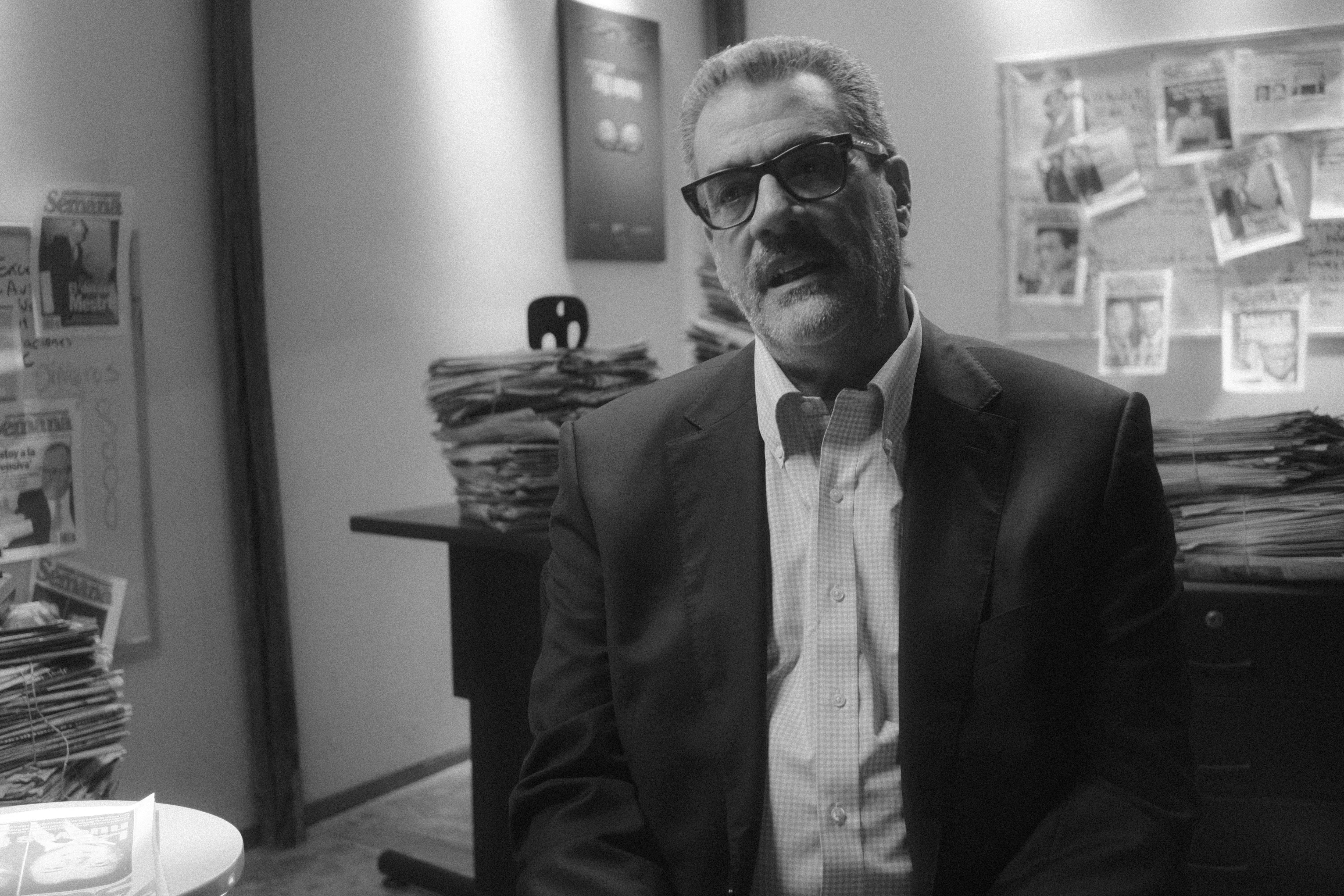 Mauricio Vargas, periodista colombiano, coautor del libro ‘El presidente que se iba a caer’ junto a los periodistas Jorge Lesmes y Edgar Tellez, sobre el llamado ‘proceso 8.000’.