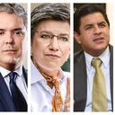 Iván Duque, Claudia López, Jorge Iván Ospina, Daniel Quintero y William Dau.