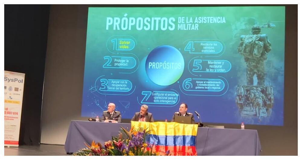 El general (r) Eduardo Zapateiro, en Alicante, España