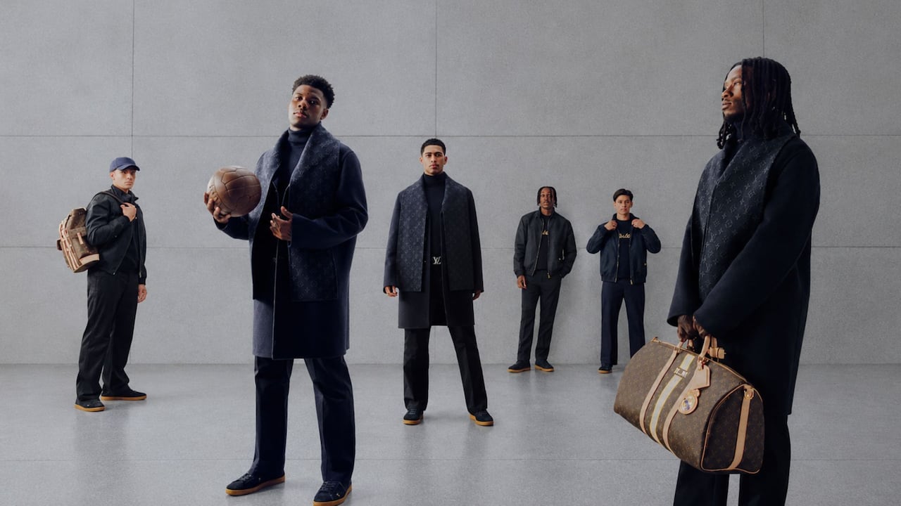 Estrellas del Real Madrid lucen la propuesta Formal Wear de Louis Vuitton.