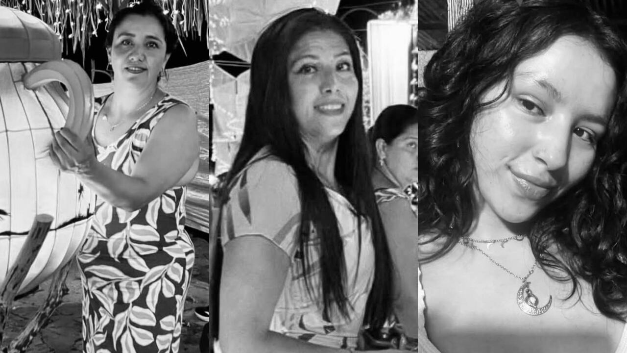 Estos son los rostros de las mujeres que, lamentablemente, murieron en este terrible hecho.