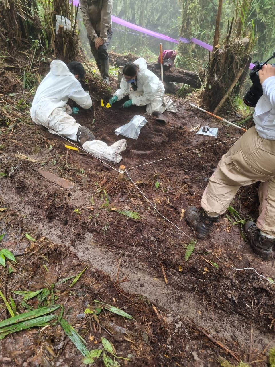 Ubicación restos Carmenza Castañeda en el Meta