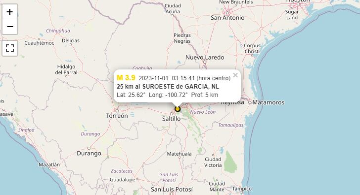 México sintió varios movimientos telúricos en las últimas horas