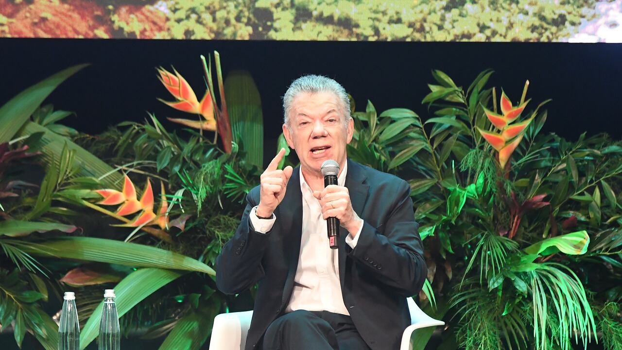 El expresidente Juan Manuel Santos.