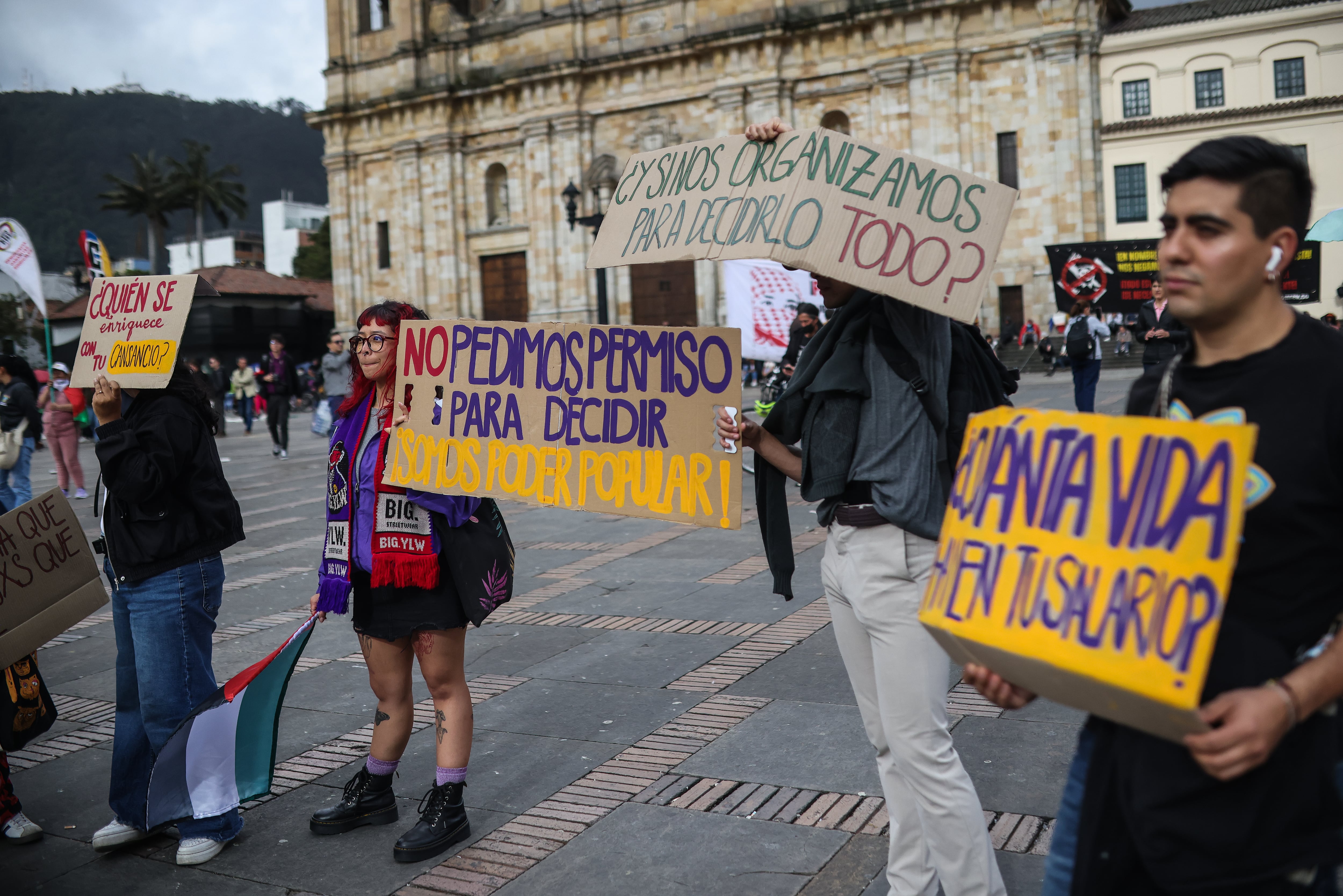 Plaza de Bolívar. Paro Nacional Mayo 29.