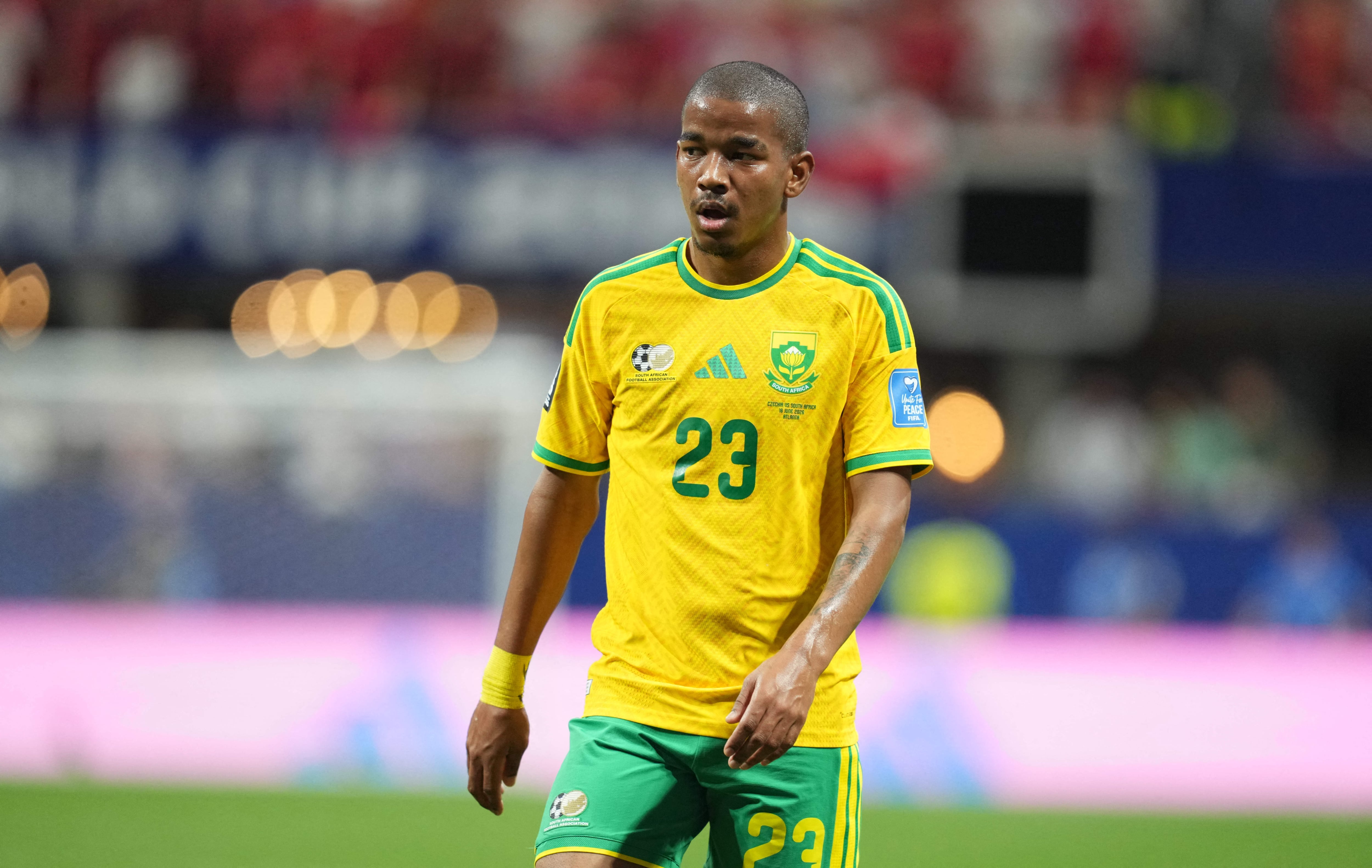 Jayden Adams en el Mundial 2026.