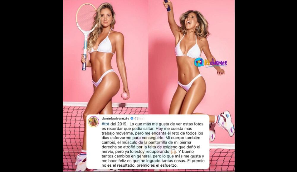 La presentadora habló de su recuperación.