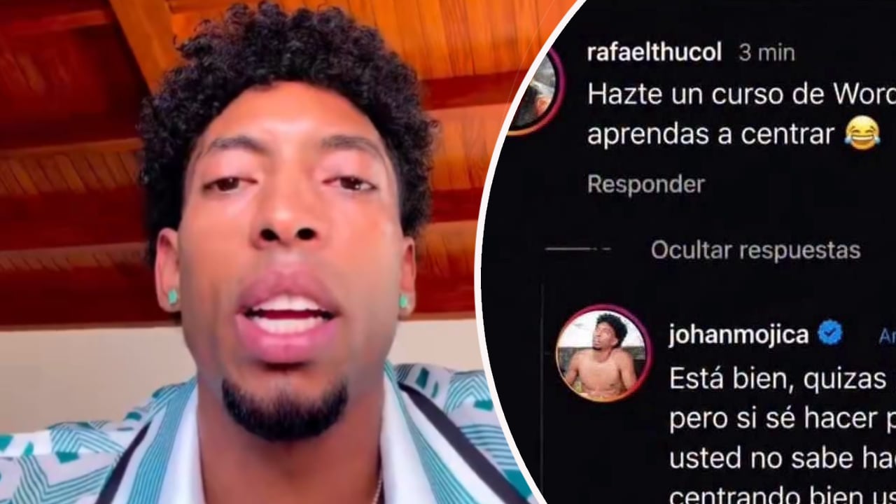 Johan Mojica habló sobre las críticas que recibió.