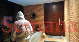 La bala homicida impactó primero en una pared y rebotó en el cuerpo de Aguilar, atravesándolo.