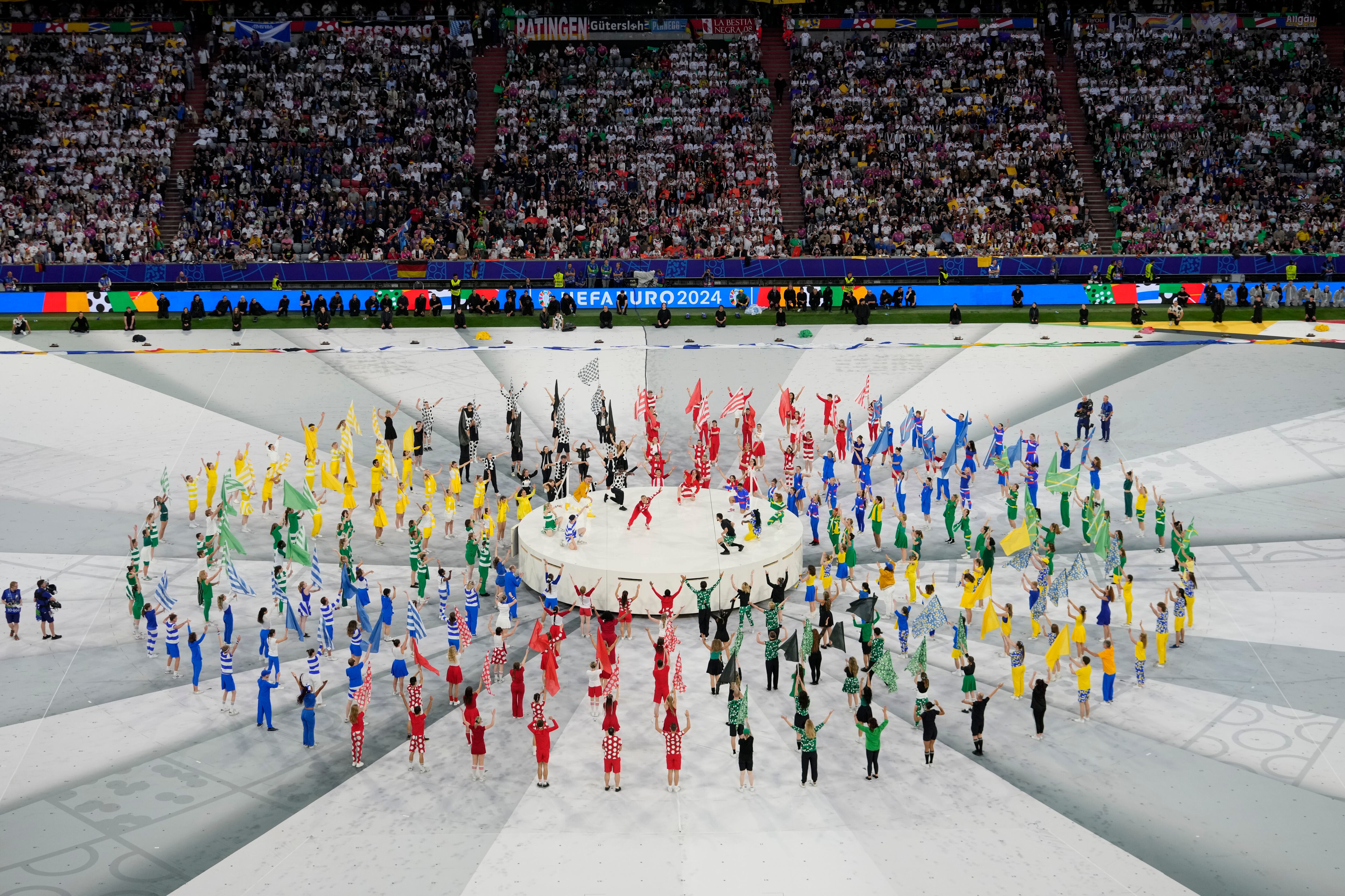 Ceremonia de inauguración de la Eurocopa 2024.