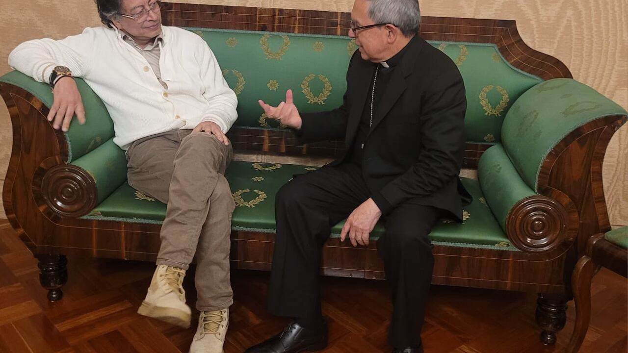 Gustavo Petro y Luis José Rueda.