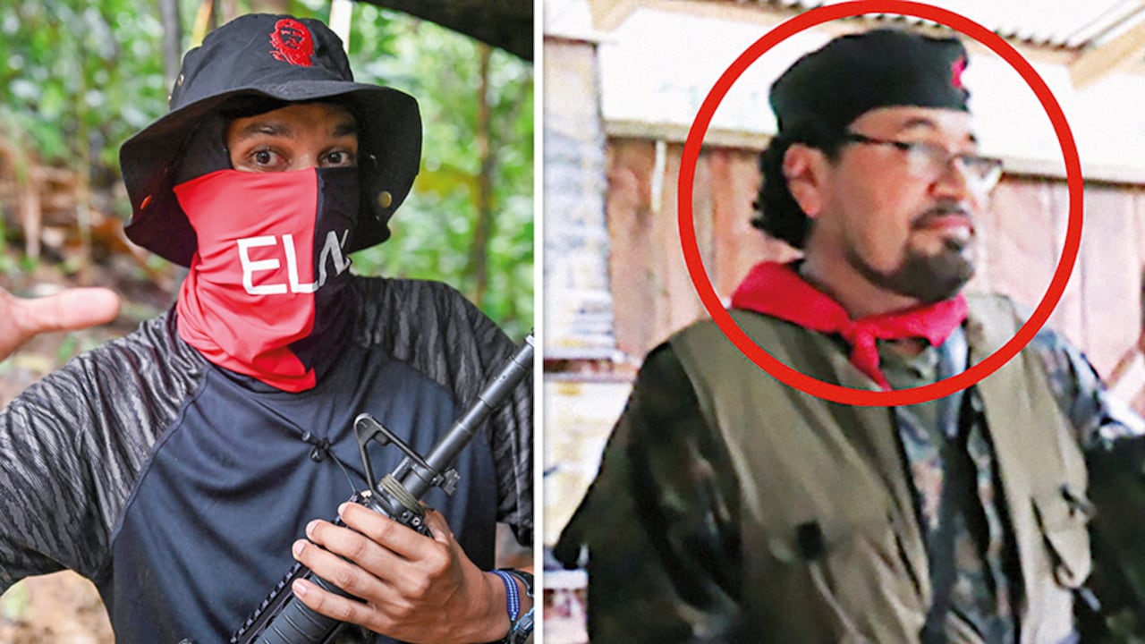 Alias Uriel (izq.) y alias Fabián recibieron órdenes directas del Coce para financiar, reclutar y dar entrenamiento a miembros de la primera línea, que terminaron yendo a sus campamentos en las selvas del país.