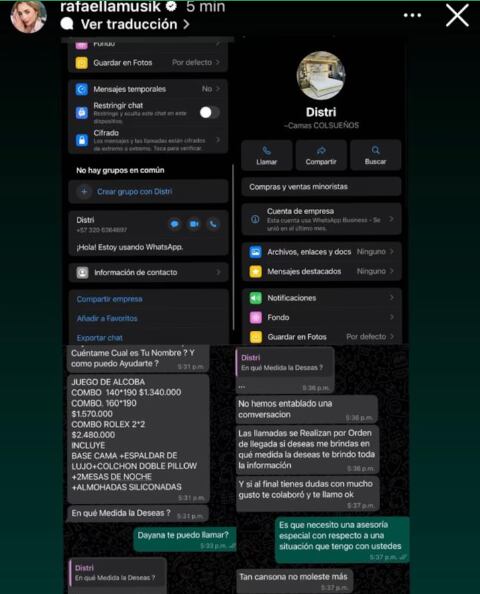 Rafaella, hija de Marbelle, fue víctima de robo.