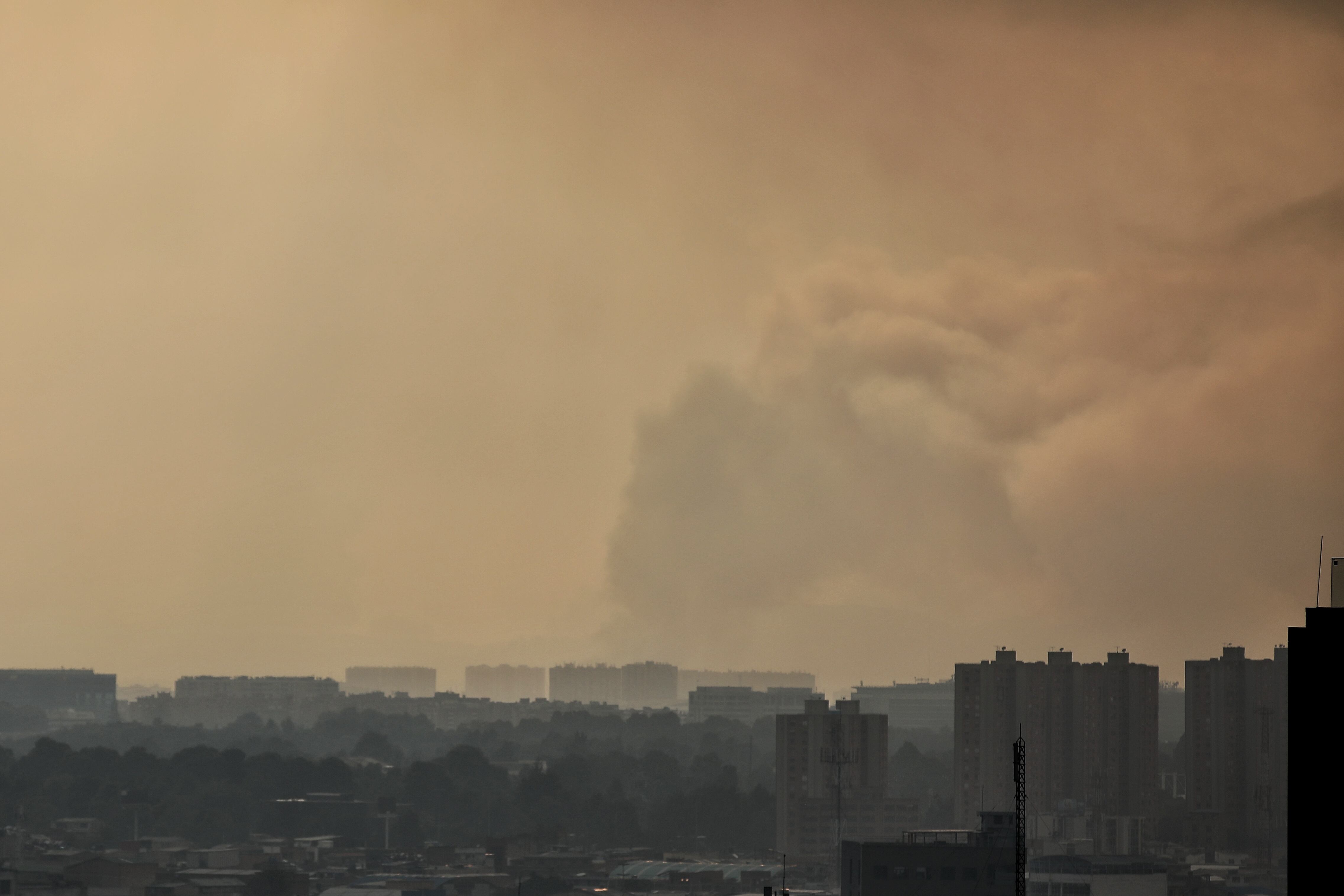 Humo en Bogotá
