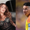 Luisa María Duque y James Rodríguez
