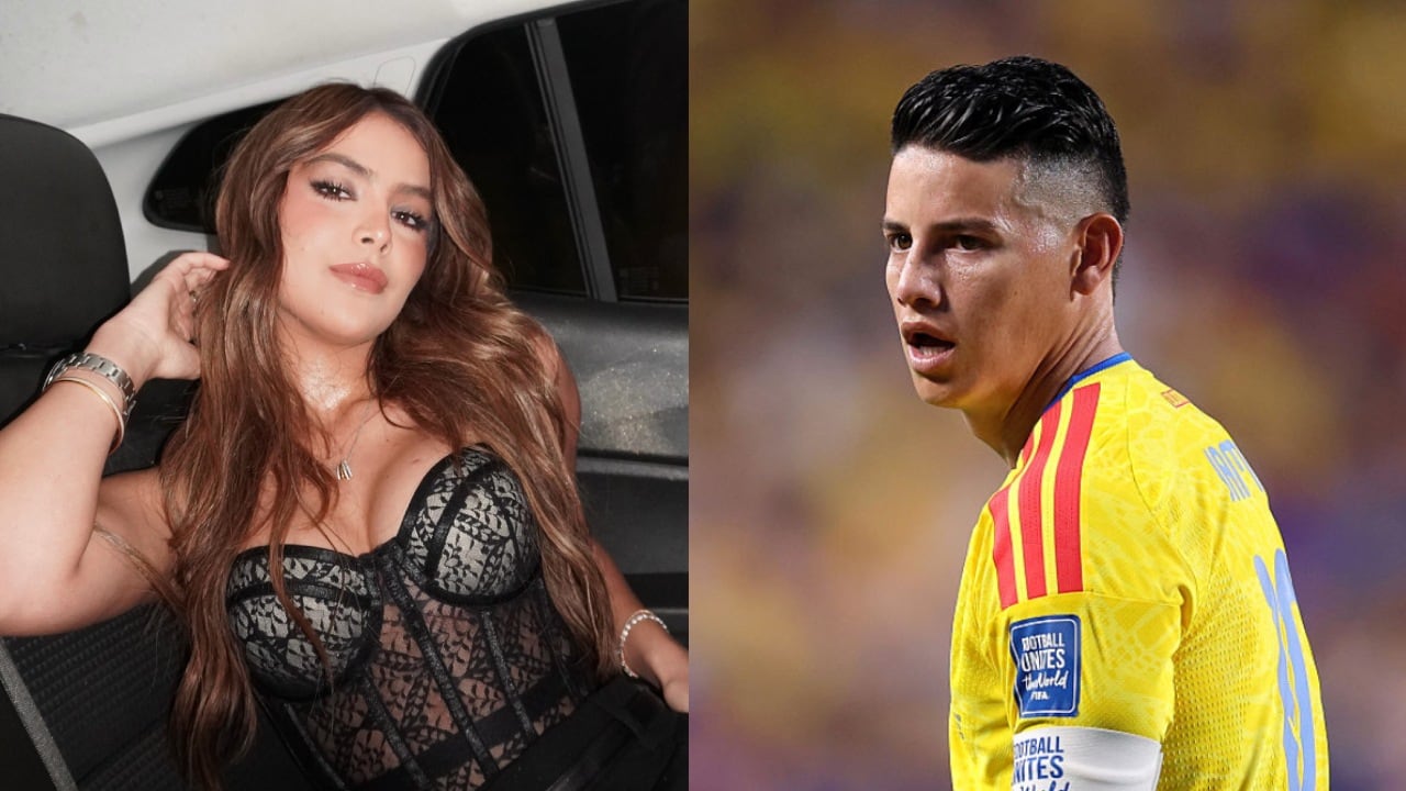 Luisa María Duque y James Rodríguez