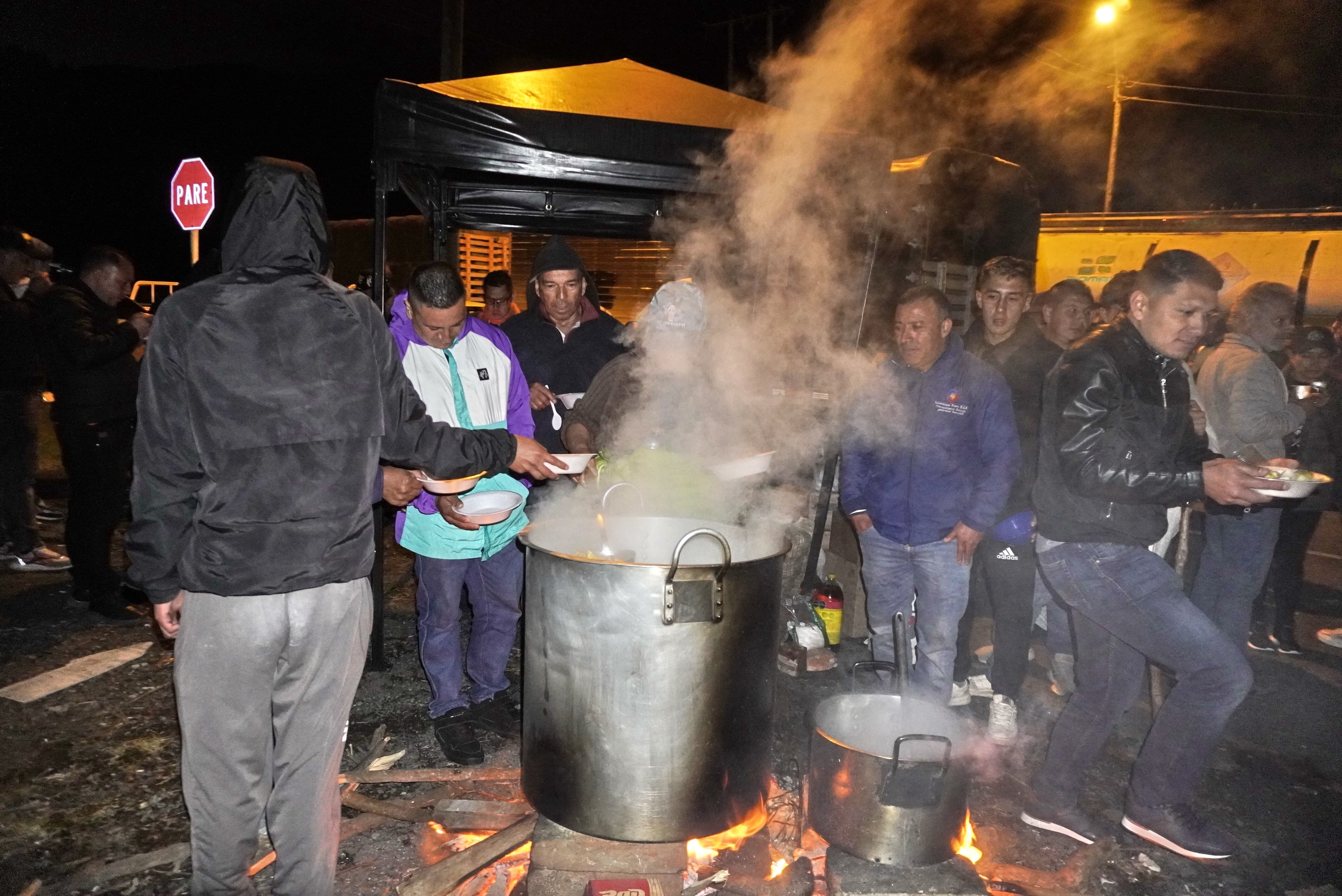 Paro y bloqueo de camioneros en Ipiales Nariño