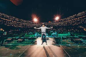 Yeison Jiménez en su segunda noche en el Movistar Arena